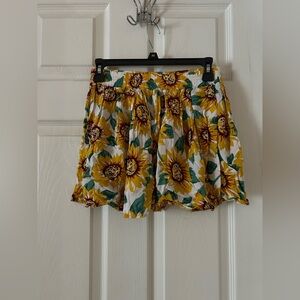 Brandy Melville Sunflower Skirt